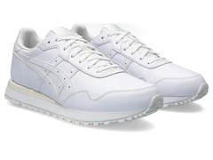 Men ASICS TIGER RUNNER II Lifestyle Sneakers Shoes White/White 1203A273-100