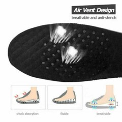 Men Women Shoe Insoles Invisible Height Increase Heel Lift Taller Inserts Pad US