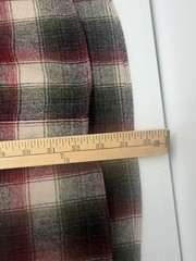 VTG Pendleton Western Wear Pearl Snap Wool Plaid Flannel Shirt Sz XL Cowboy