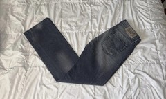 Diesel Larkee 2000’s Straight Jeans Men’s W28 L32 Grey Wash Distressed