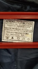 Men Aeronautica Militare Jacket Black 54 / 7XL /
