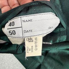 Vintage Brioni Blazer Mens 40 Green 100% Cashmere Cuzzens Sport Coat Italy
