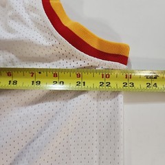 Retro Houston Rockets Hakeem Olajuwon 34 White Basketball Jersey Size XL