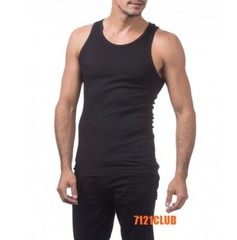 Lot 3 PRO CLUB A SHIRTS TANK TOP BLACK ProClub Mens Wife Beater Undershirt S-7XL