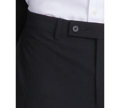 Dkny Mens Modern fit 2 Piece Suit 36 S Pants 29 / 30 Black Solid