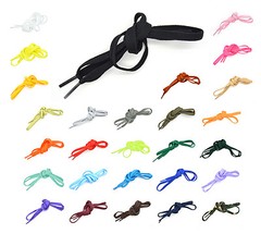 2 Pairs Flat 8mm wide Athletic Sports Sneaker Shoelace Strings 27,36,45,54,63″