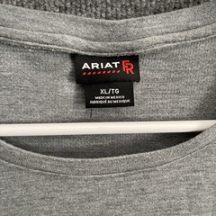 Mens Ariat FR CAT 1 Long Sleeve Polartec Base Layer Green Work Shirt Large