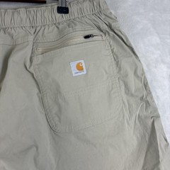Carhartt Force Shorts Womens 2XL (20) Beige Relaxed Fit Ripstop Workwear Stretch