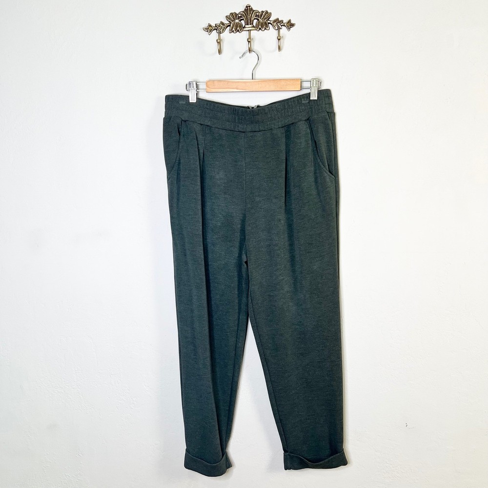 Varley Rolled Cuff Pant 25 DoubleSoft Womens Size XL Pleated Joggers Sweatpants