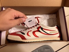 Onitsuka Tiger MEXICO 66 DELUXE NIPPON MADE 1181A370 100 White Classic Red Shoes
