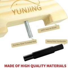 Hat Stretcher Wooden Adjustable Buckle One Size Fits All from 6-1/2 to 9-1/2, He