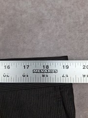 Daniel Cremieux Loro Piana Suit 43L Pants 37 Brown Pinstripe Super 130s Wool