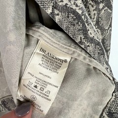 Blank NYC Soft Snakeskin Cropped Jacket Lightweight Size Medium M D2249