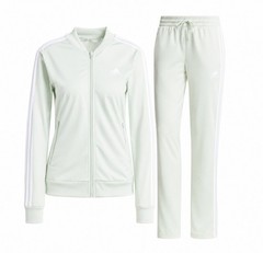 Adidas Womens Tracksuit Set (Pants & Jacket) Linen Green – Large