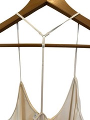 Nordstrom Ivory Sexy Romantic Evening Slip Nightgown Sleep Maxi Dress M