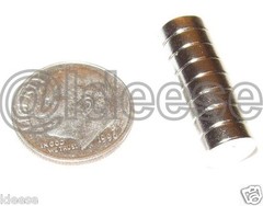 Magnetic Collar Stays Replacement Power Button style magnets 4 Pair Magnets New