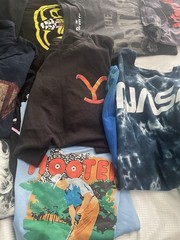 Random Lot of Graphic T Shirts 40+ Mixed All Sizes Pre-Owned , Aaliyah ,etc.