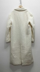 ZARA Straight Wool Blend Coat With Tags WHT S Used