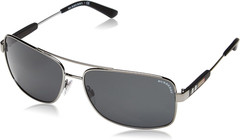 BURBERRY Men’s Pilot Sunglasses NEW BE 3074 100387 Black/Gunmetal Grey