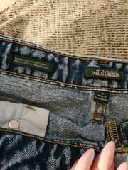 Highrise Wild Fable Distressed Light Wash Denim Jean Shorts Size 16