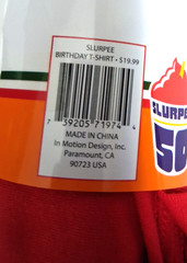 *New in Package* Rare 7-11 Slurpee 50th Birthday T-Shirt-Red-Men’s Large