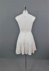 Free People Women’s Dress, Size 2, Ivory, 80% Cotton, 20% Nylon