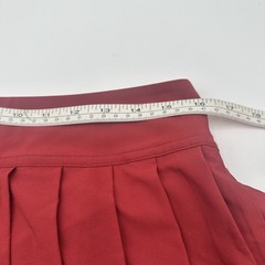 PickleTini Maroon Athletic Pleated Skort Women’s Size L Stretch Short Large
