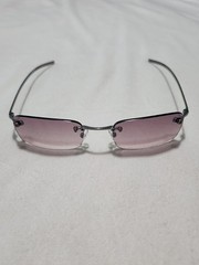 Gucci GG 1715/S Stainless Steel Pink Lens Sunglasses 135 6LBAI 51-19-135 VINTAGE