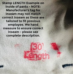 Used Uniform Work Pants Cargo Cintas Redkap Unifirst G&K Dickies etc