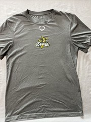 Savannah Bananas Shirt Men’s Medium Grey Evoshield Logo Baseball *Worn Once*