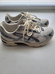 ASICS Gel 1130 Cream/Grey Men’s Shoes – 11.5 US – Lightly Used No Box