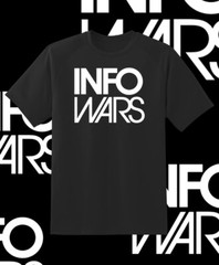 Info Wars Alex Jones Main logo shirt S-6XL Tracking!!