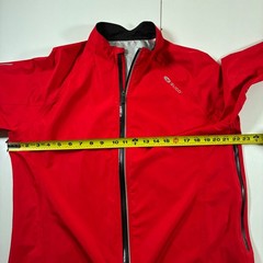 Sugoi RPM Cycling Jacket Men Large Red Reflective Windbreaker Lightweight