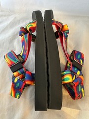 TEVA Unisex Original Universal Rainbow Sport Sandals, Unisex Size 10 W/8 M NWT