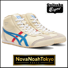 Onitsuka Tiger Mexico Mid Runner WHITE BLUE 1183B577 102 Sneakers From JAPAN