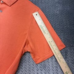 Storm Creek Men’s Bamboo Polo Shirt XL Orange UPF 30+ Performance NWT