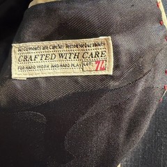 Howe Mens Two Button Blazer Jacket Charcoal Grey Camo Lining Size 40