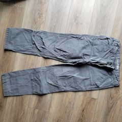 boundle of 2 B11 Relaxed Fit Gray Cotton Canvas Cargo Work Pants Mens 30