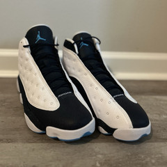 Jordan Air Jordan 13 Retro Obsidian Men’s Mid Top Leather Basketball Shoes