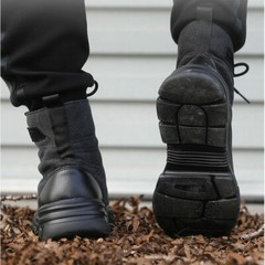 Mens Military Tactical Desert Work Safety Boots Motorcycle Combat Size 8.5