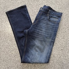 Banana Republic Jeans Mens 34×36 Straight Leg Stretch Denim Medium Wash EUC