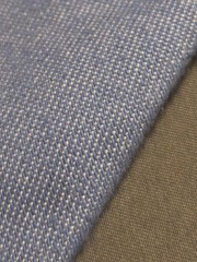 A. Di Capua Napoli – Cotton Tailored Tie Solid Color Blue Jeans
