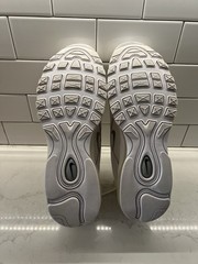 Nike Air Max 97 Triple White Men’s Size US 12 Pre Owned 921826-101 Men’s Sneaker