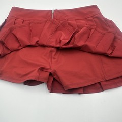 PickleTini Maroon Athletic Pleated Skort Women’s Size L Stretch Short Large