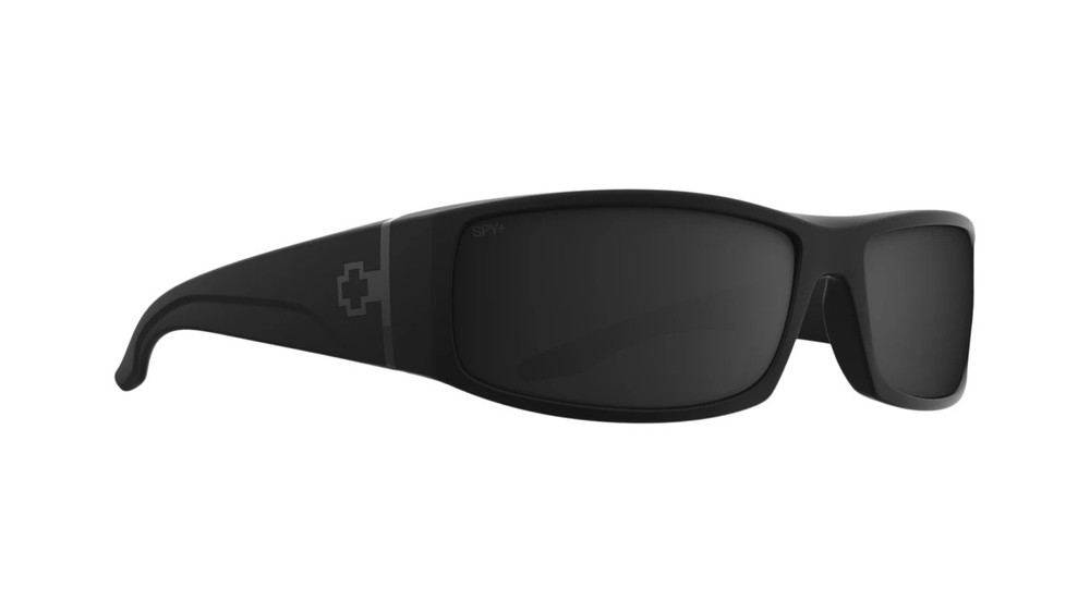 AUTHENTIC SPY SUNGLASSES COOPER GLOSSY BLACK/GREEN LENS