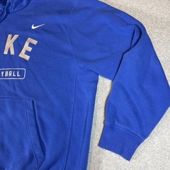 NIKE Volleyball Hoodie Blue Large Logo Sz XL High School College Apparel