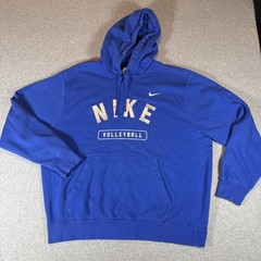 NIKE Volleyball Hoodie Blue Large Logo Sz XL High School College Apparel