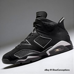 Nike Air Jordan 6 Retro “Cap and Gown” Black Silver IR2266-010 Men’s SIze NEW
