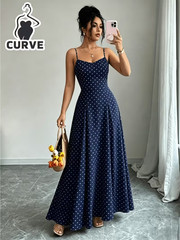 French Romantic Floral Patchwork Maxi Dress