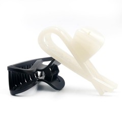4.7 Inch Large Hair Claw Clips for Women, Strong Hold Claw Clips for Thick,Bl…